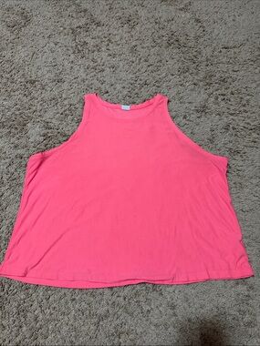 Athletic Works Neon Pink High Neck Tank